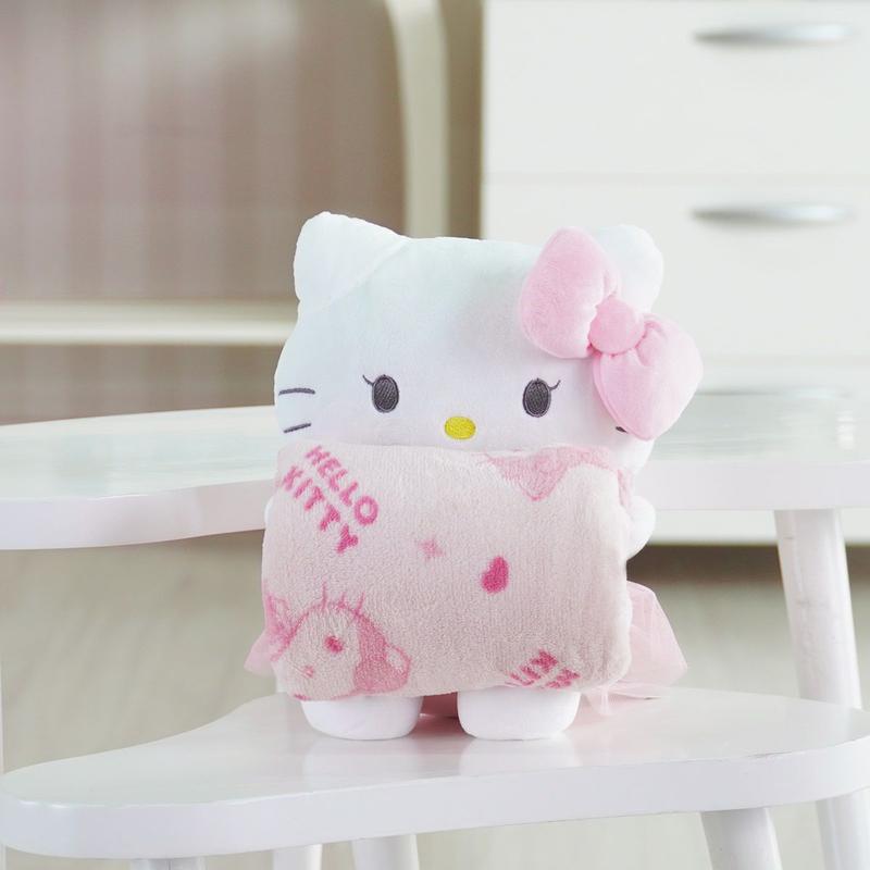 Pelúcia com Manta Hello Kitty e Amigos 26cm MIMMY - Bene Casa